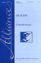 Os Justi SSATB choral sheet music cover